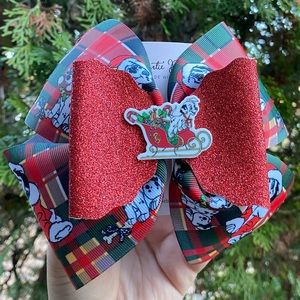 Christmas 101 Dalmatians Inspired Hair Bow